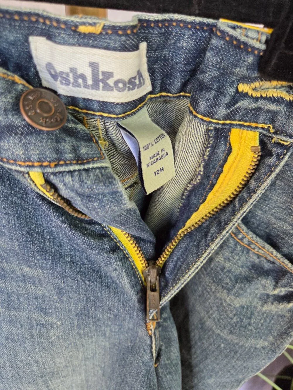 Boys OshKosh Denim Shorts Size 12 Husky NWT